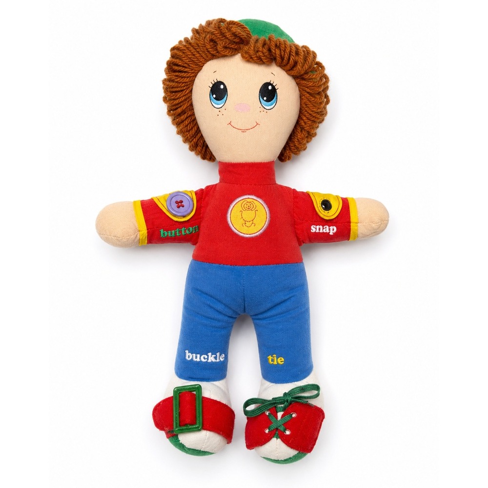 Vintage‎ Playskool Dapper Dan Plush Learning Doll Motor Skills Teaching Toy